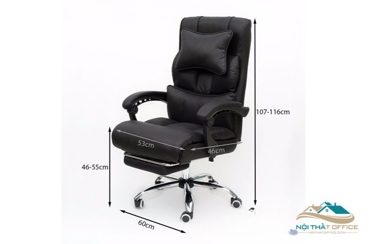 Ghế làm việc cho giám đốc, trưởng phòng GLV-39 có kích thước chuẩn, chịu được độ bền tốt