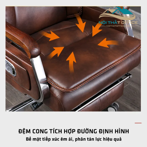 Đệm cong tích hợp đường định hình