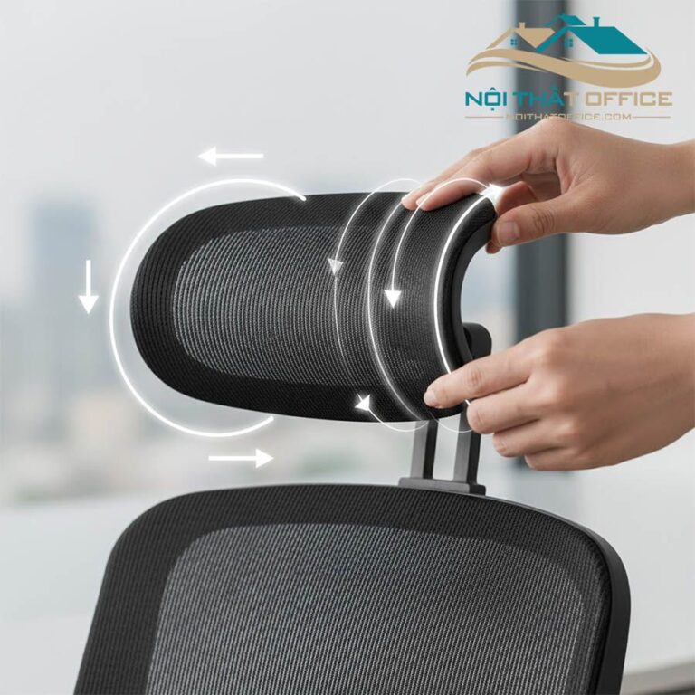 9 Ghế Xoay Có Tựa Đầu Tốt Nhất Tại Nội Thất Office 48 ghe xoay co tua dau 1