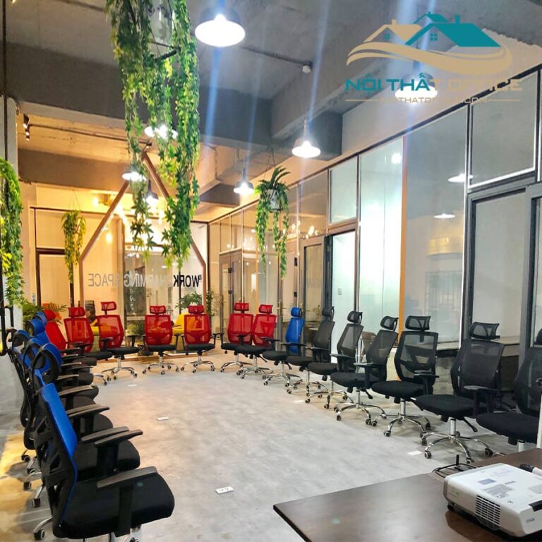ghe xoay luoi van phong 12