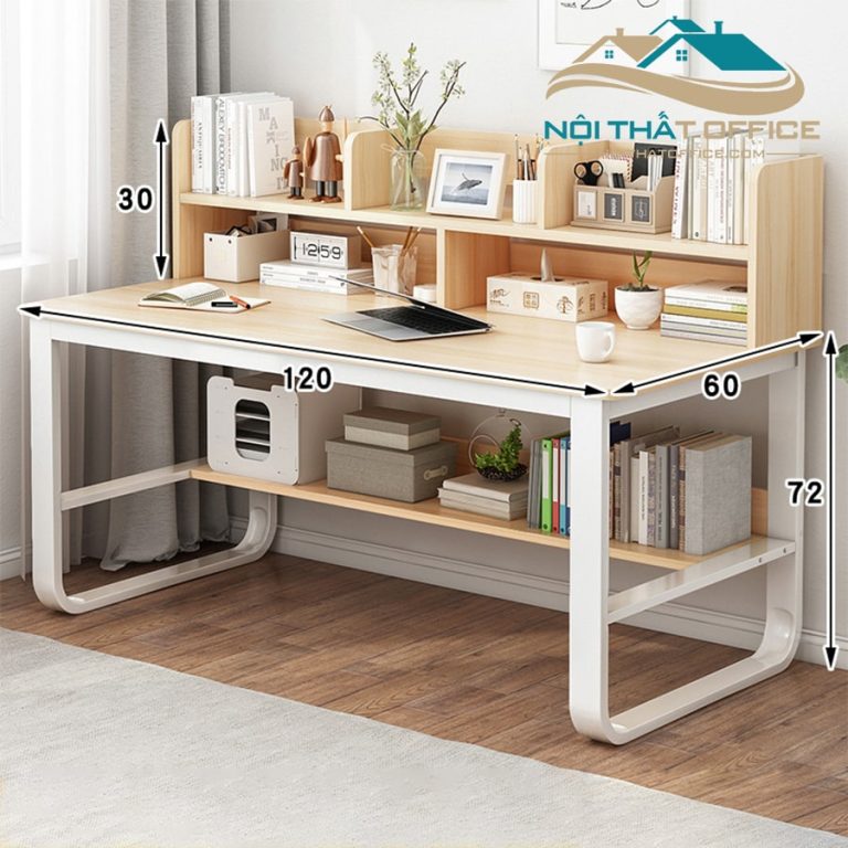 Bàn Làm Việc Kệ Thấp BLV-095 9 ban lam viec ke thap blv 095 5