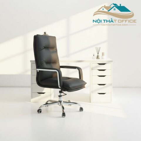 ghe lam viec boc da pu cao cap glv 81 23