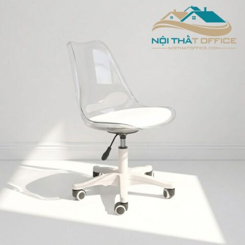 Ghế Làm Việc Eames Chân Nhựa Xoay GLV-49