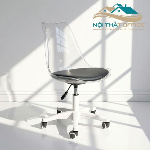 ghe lam viec eames chan nhua xoay GLV 49 3