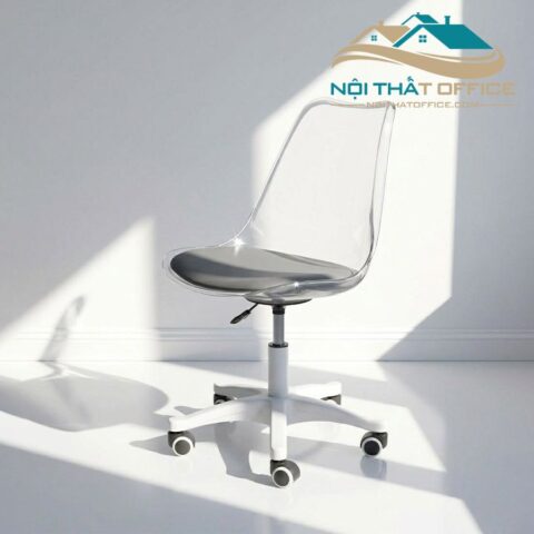 ghe lam viec eames chan nhua xoay GLV 49 4