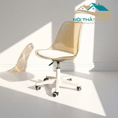 ghe lam viec eames chan nhua xoay GLV 49 5