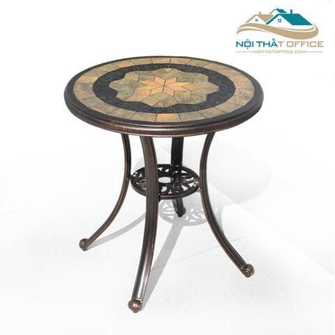 Bàn Nước Mặt Đá Chân Nhôm Đúc BNT-037