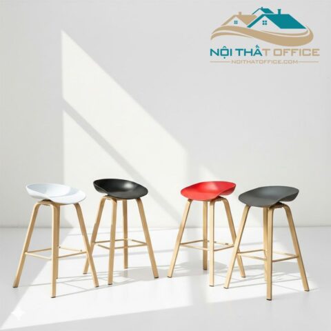 Ghế Bar Chân Sắt Giả Gỗ GBR-001 9 ghe bar chan sat gia go gbr 001 10