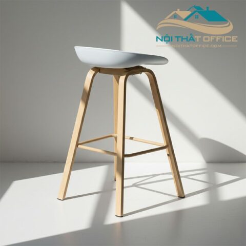 Ghế Bar Chân Sắt Giả Gỗ GBR-001 3 ghe bar chan sat gia go gbr 001 4 1