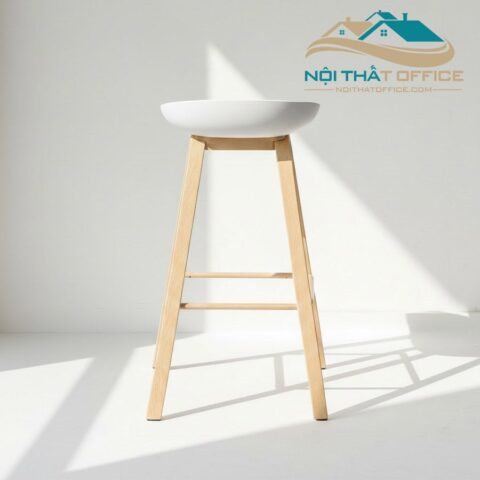 Ghế Bar Chân Sắt Giả Gỗ GBR-001 4 ghe bar chan sat gia go gbr 001 5