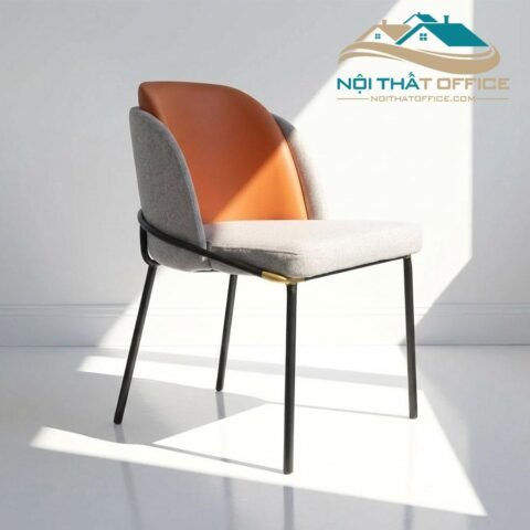 Ghế Cafe Tiếp Khách Văn Phòng Đệm Bọc Vải Bố GTK-037