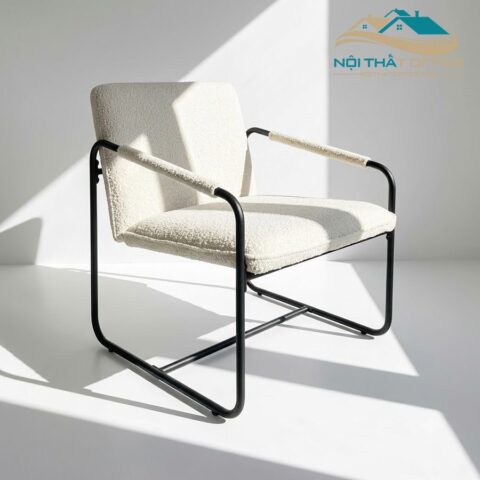 Ghế Sofa Thư Giãn Đơn Đệm Bọc Vải GTK-031