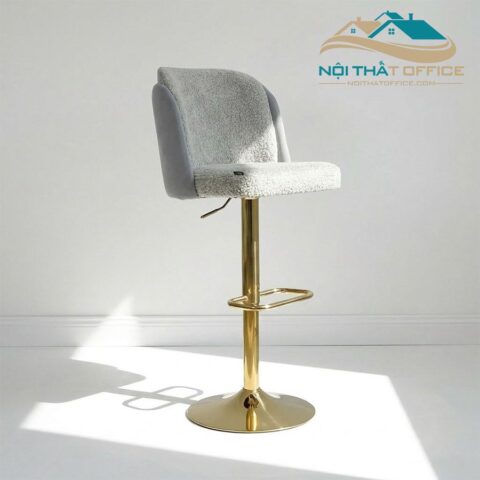 Ghế Bar Alva Bọc Vải Chenille GBR-028