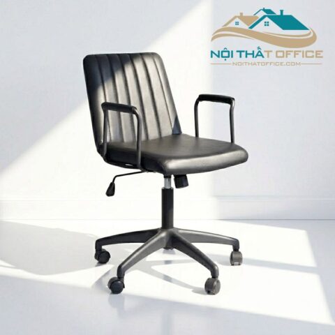 Ghế Xoay Lễ Tân Đệm Bọc Da GLV-0133