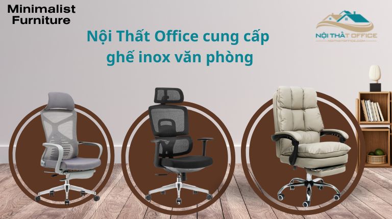 ghe inox van phong