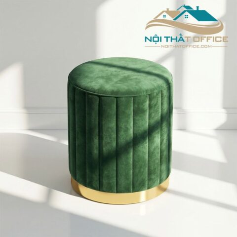 Ghế Đôn Bọc Vải Nhung GD-004