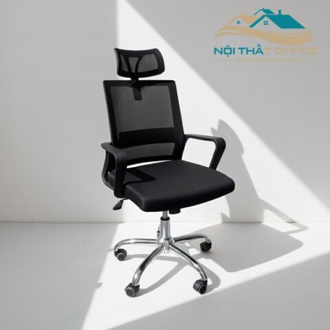 Ghế Xoay Nhân Viên Có Tựa Đầu GNV-089