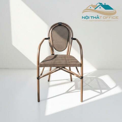 Ghế Ngoài Trời Thép Sơn Giả Mây GNT-037 2 ghe ngoai troi thep son gia may gnt 037 10