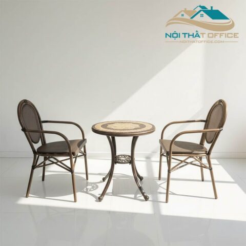 Ghế Ngoài Trời Thép Sơn Giả Mây GNT-037 5 ghe ngoai troi thep son gia may gnt 037 13