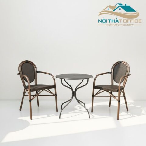 Ghế Ngoài Trời Thép Sơn Giả Mây GNT-037 6 ghe ngoai troi thep son gia may gnt 037 14