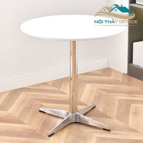 ban tron cafe tiep khach chan inox bcf 042 3