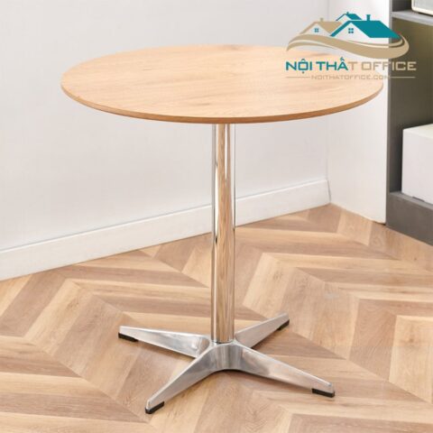 ban tron cafe tiep khach chan inox bcf 042 4