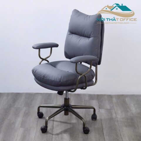 ghe xoay lam viec nem boc da pu glv 0138 4