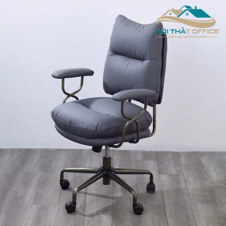 ghe xoay lam viec nem boc da pu glv 0138 4