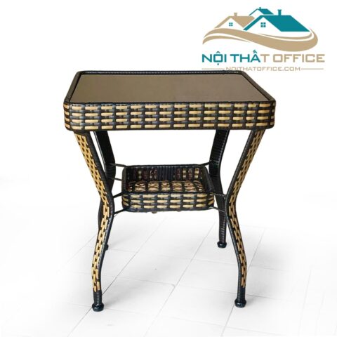 Bàn Ngoài Trời Nhựa Đan Giả Mây BNT-046