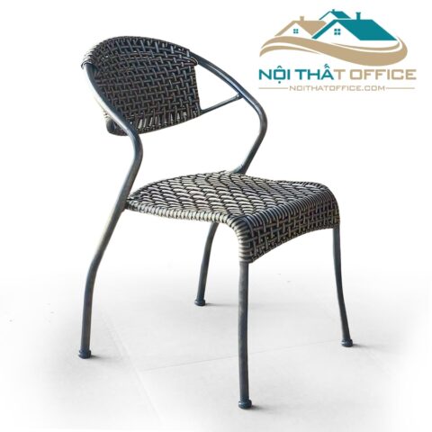 Ghế Ngoài Trời Nhựa Đan Giả Mây GNT-038