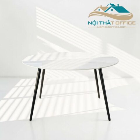 Bàn Ăn Mặt Tròn Đá Ceramic BA-012