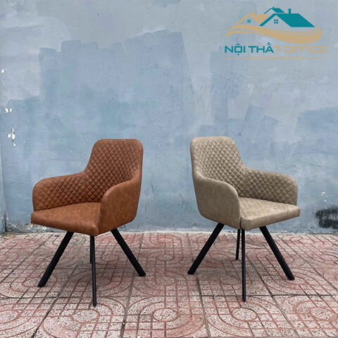 ghe cafe boc da phong cach vintage gcf 087 3