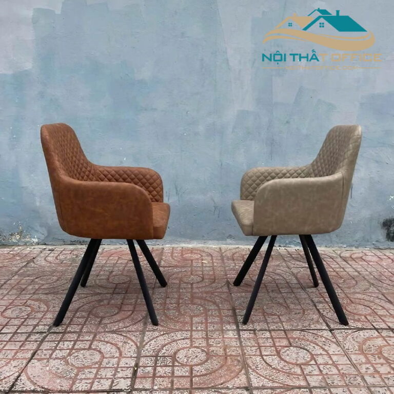 ghe cafe boc da phong cach vintage gcf 087 4