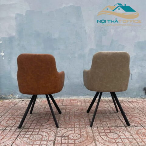ghe cafe boc da phong cach vintage gcf 087 5