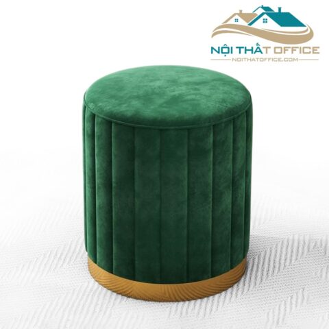 Ghế Đôn Bọc Vải Nhung GD-004