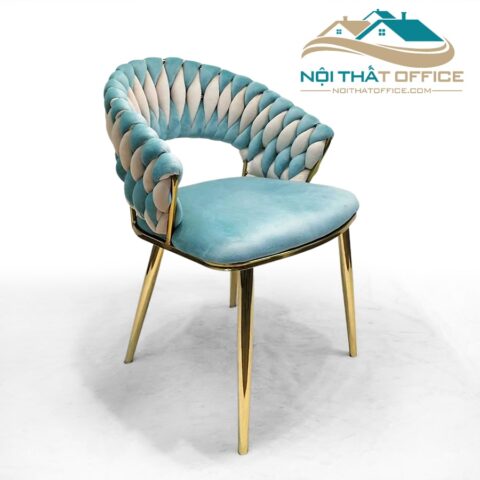Ghế Tiếp Khách Vải Nhung Khung Thép GTK-066