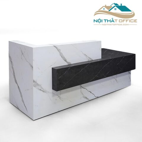 Quầy Lễ Tân Gỗ MDF Phủ Melamine BLT-002