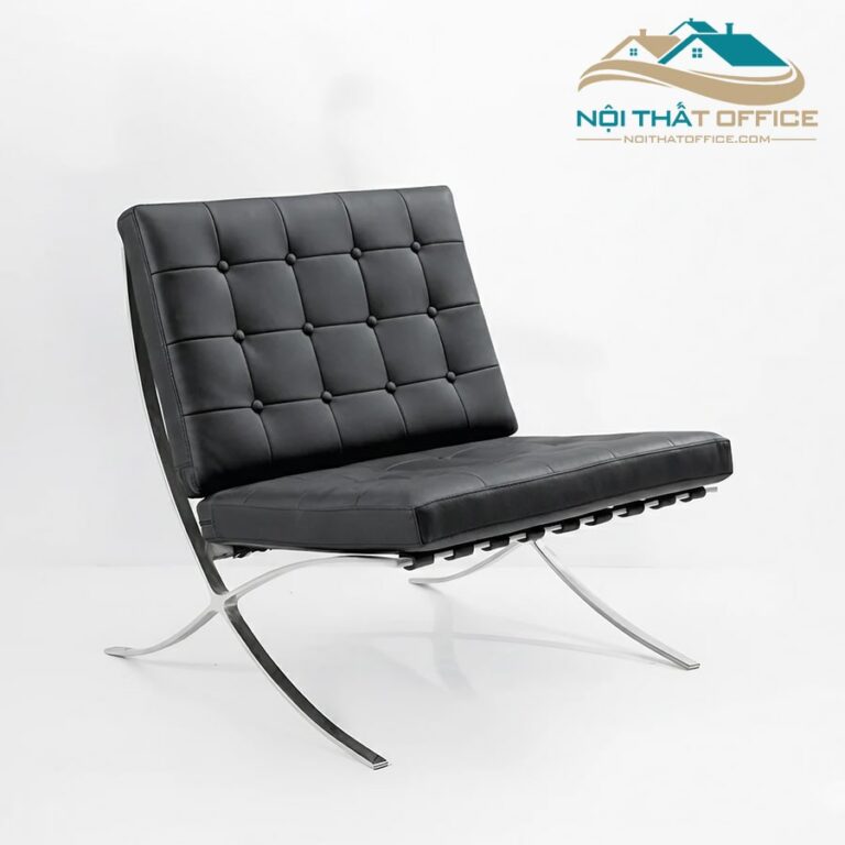 ghe sofa barcelona khung inox cao cap gsa 007 1