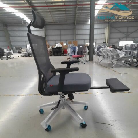 ghe xoay van phong co gac chan gnv 0112 9