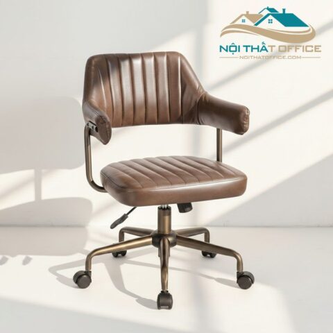 Ghế Xoay Làm Việc Tại Nhà Da Nappa GLV-0146