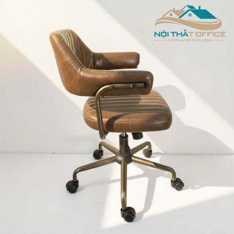 ghe xoay lam viec tai nha da nappa glv 0146 4