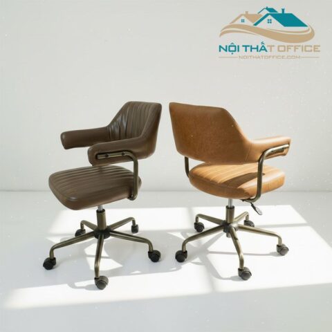 ghe xoay lam viec tai nha da nappa glv 0146 7