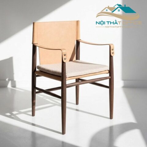 Ghế Ăn (Cafe) Khung Sắt Sơn Giả Gỗ GCF-0105