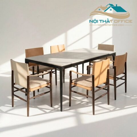 ghe an cafe khung sat son gia go gcf 0105 9