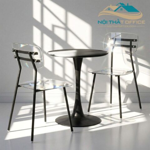 ghe cafe khung sat nhua pvc trong suot gcf 0103 5