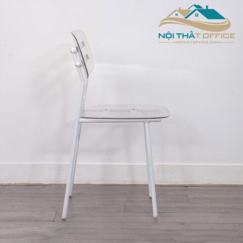ghe cafe khung sat nhua pvc trong suot gcf 0103 8