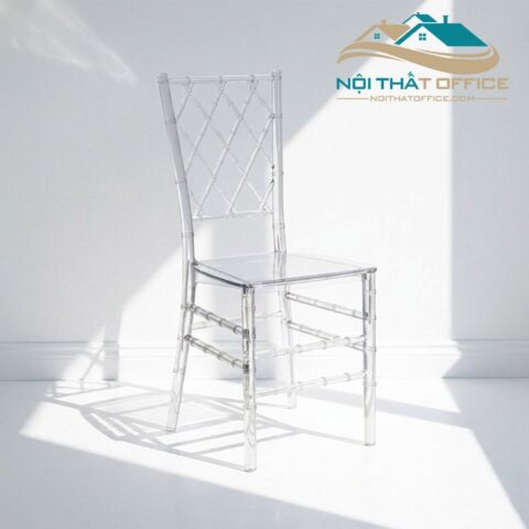 Ghế Tiffany Nhựa Trong Suốt GCF-0108