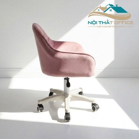 ghe xoay lam viec dem vai nhung glv 0147 4