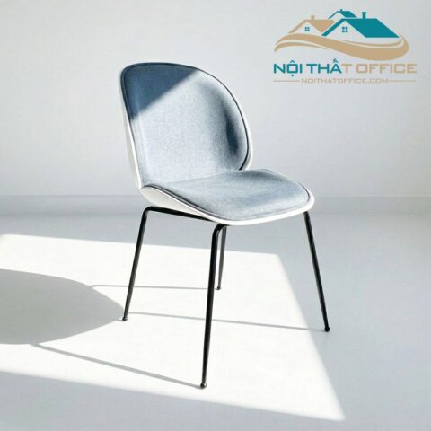Ghế Beetle Chân Sắt Cafe GCF-0109