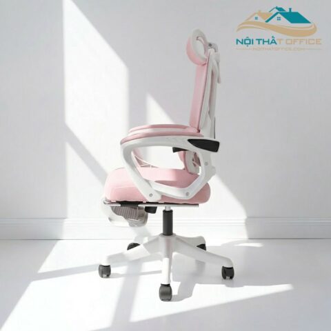 ghe xoay lam viec mau hong glv 0148 8